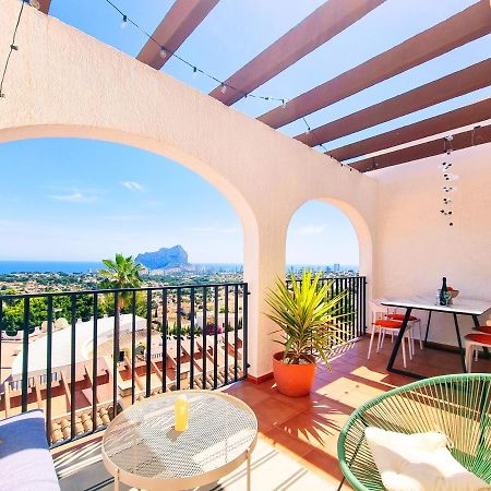 The View: Sea, Mountain, Terrace, Swimming Pool Apartment Calpe Exterior photo